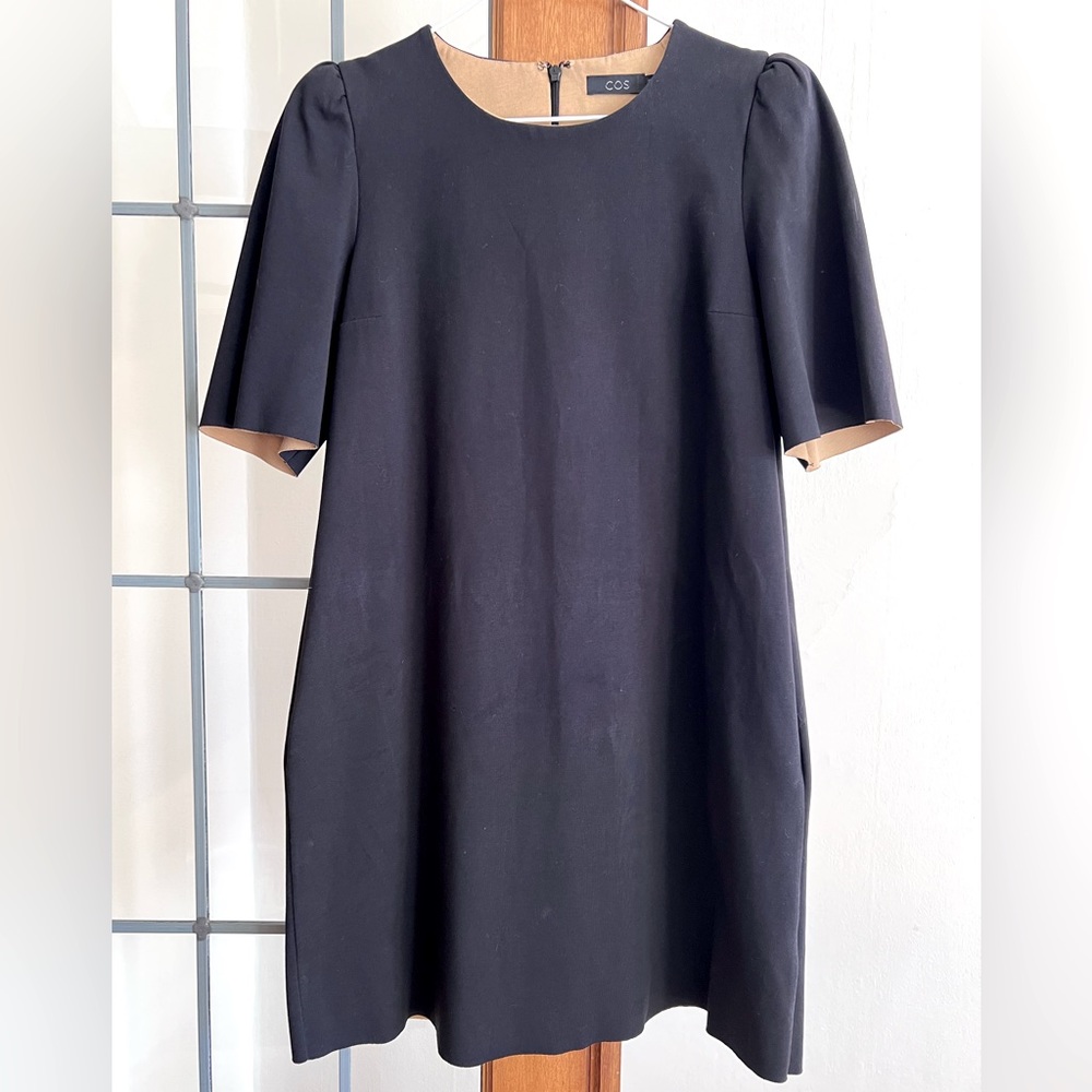 COS classic black dress